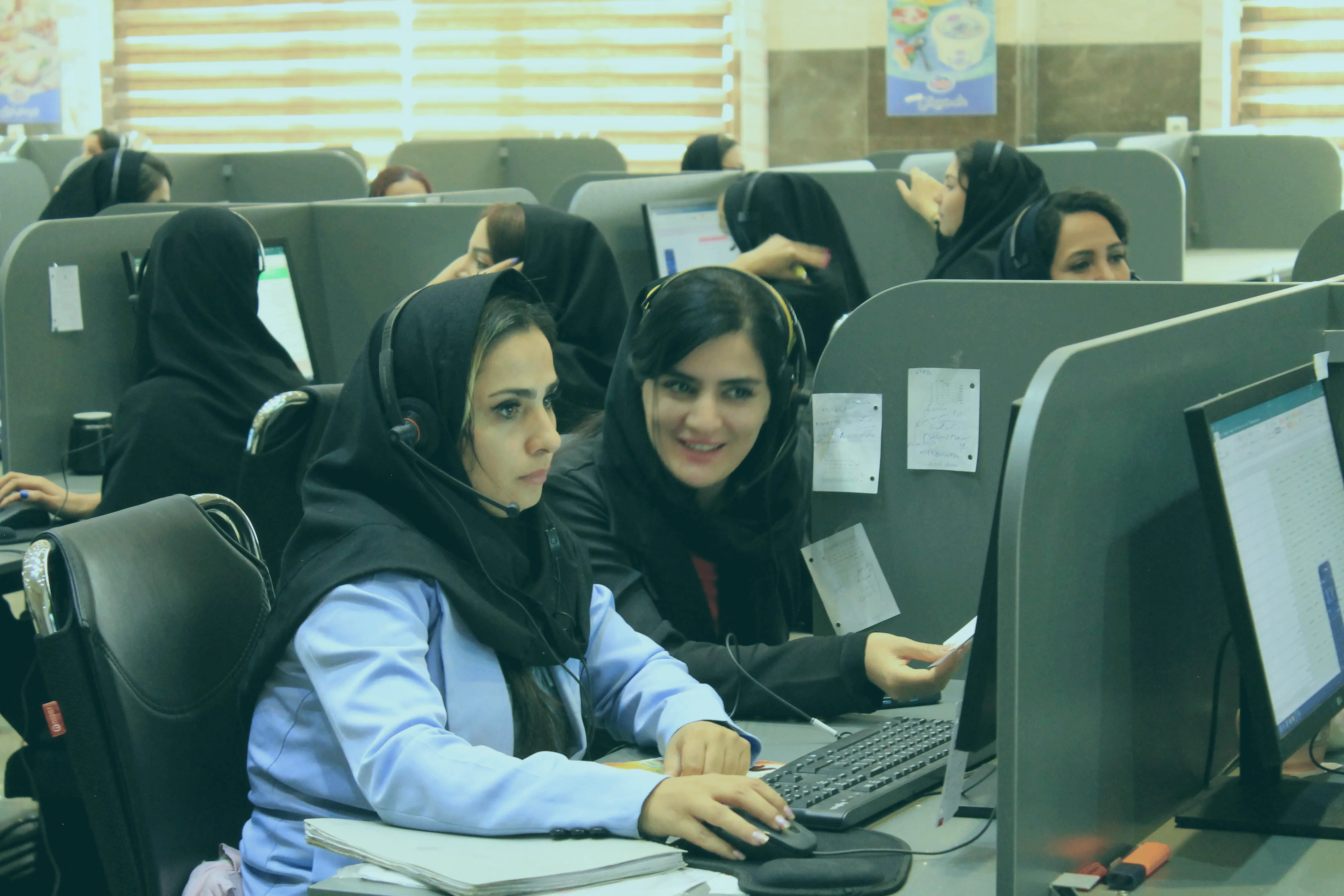 Professional team collaboration